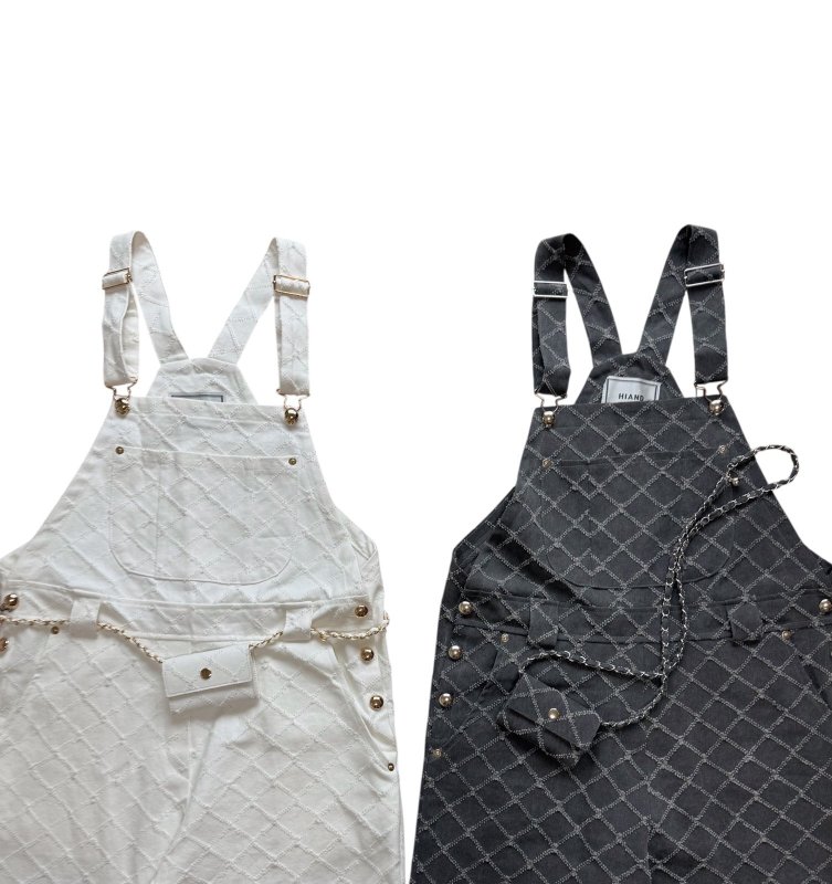 画像2: Crochet Pattern Overall Pants (2)