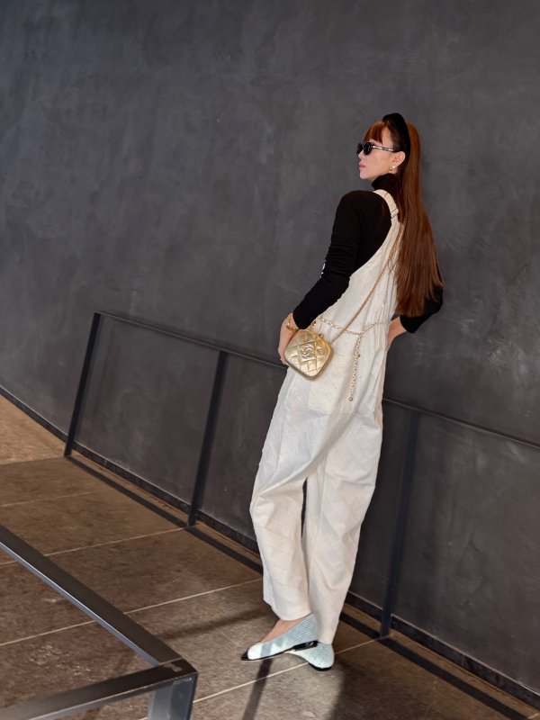 画像14: Crochet Pattern Overall Pants (14)