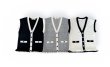 画像1: Bouclé Contrast Vest (1)