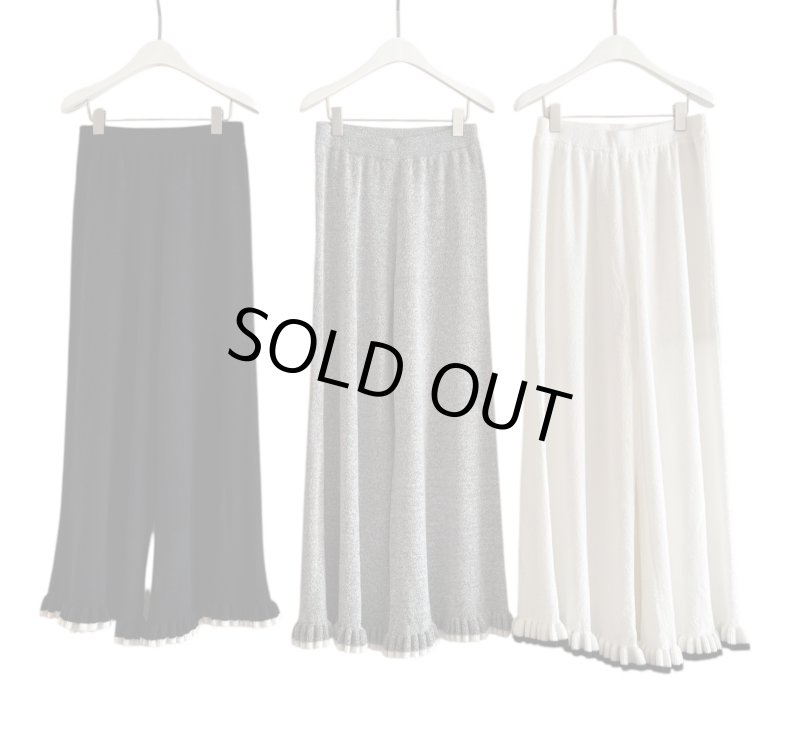 画像2: Bouclé Contrast Pants (2)