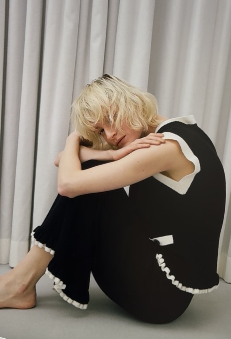 画像1: Bouclé Contrast Pants