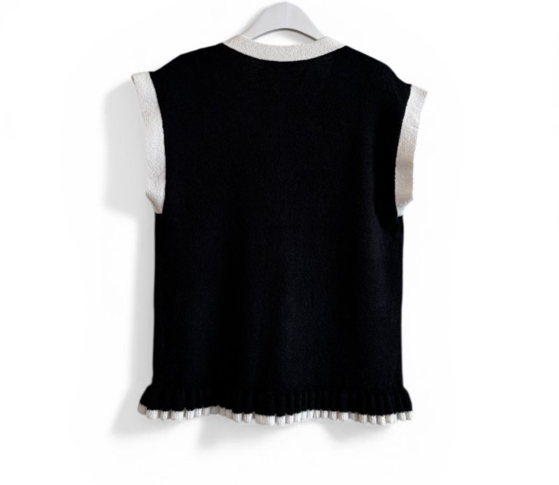 画像4: Bouclé Contrast Vest (4)