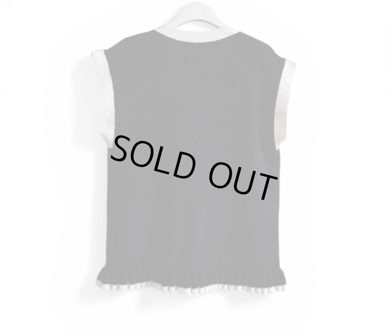 画像4: Bouclé Contrast Vest (4)