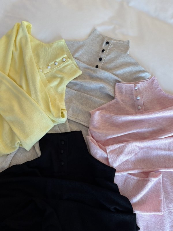 画像2: Soft Draped 3way Knit (2)