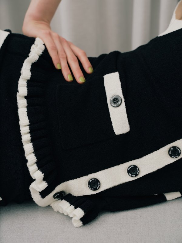 画像10: Bouclé Contrast Vest (10)