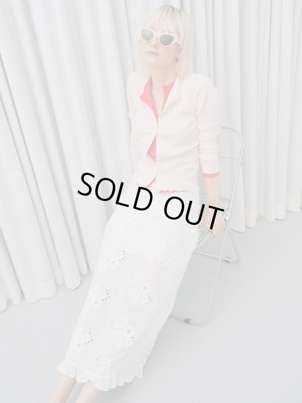 画像3: 限定予約販売-Two-Tone Rib Cardigan Top (3)