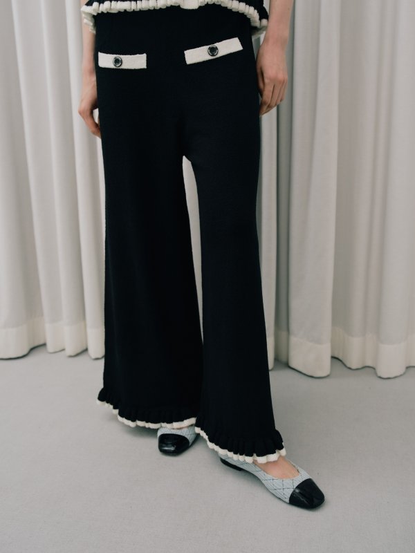 画像10: Bouclé Contrast Pants (10)