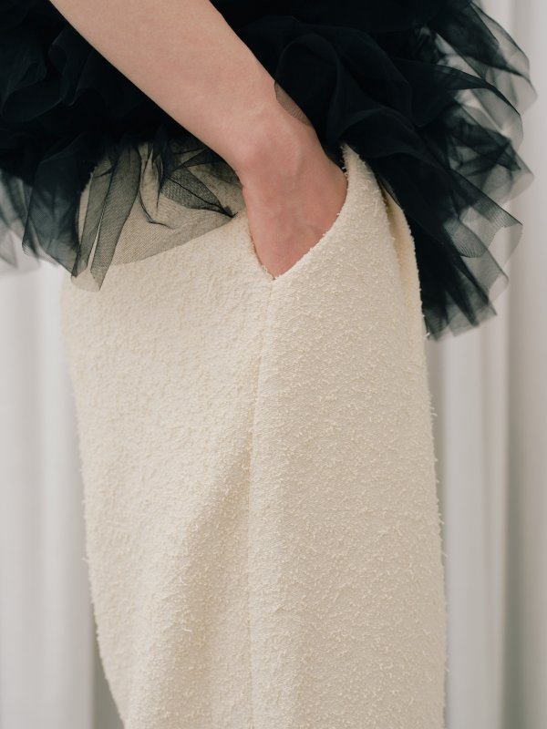 画像5: Bouclé Wide Straight Pants (5)