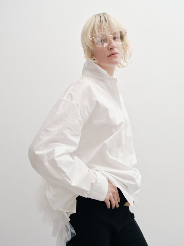 画像6: 限定予約販売★Detachable Tulle Back Design Shirt (6)