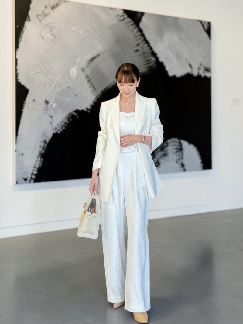 画像3: Bouclé Wide Straight Pants