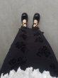画像11: Floral Embroidery Cotton Long Skirt (11)