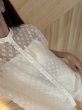 画像7: Flocked Jacquard 2-Way Blouse (7)