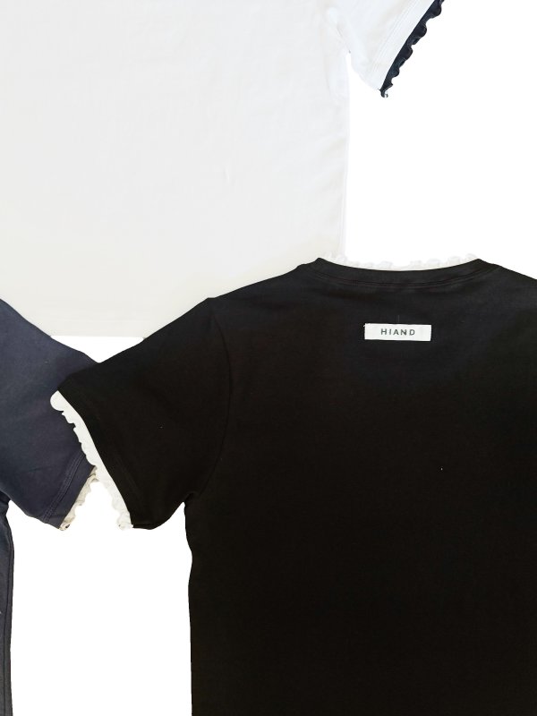 画像4: Frill Layered Compact T-shirt (4)