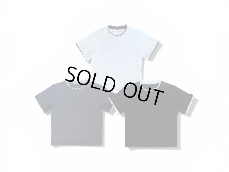 画像1: Frill Layered Compact T-shirt (1)
