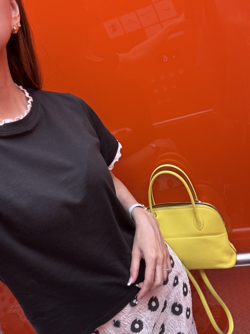画像2: Frill Layered Compact T-shirt