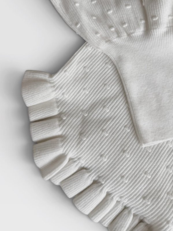 画像3: Frill Design Knit Pullover (3)