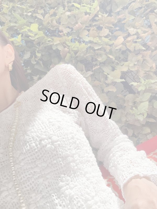 画像6: 限定受注販売★Crochet Texture Long Sleeve Top (6)