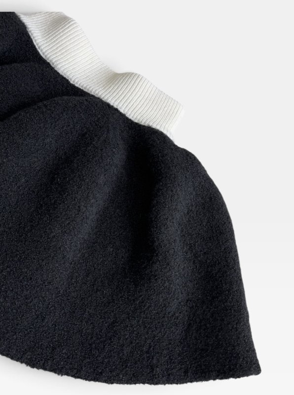 画像3: Boucle Flare Knit Skirt (3)