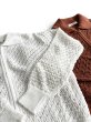 画像4: Crochet Zip Knit Cardigan (4)