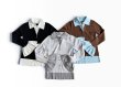 画像1: Contrast Color Design Knit Cardigan (1)