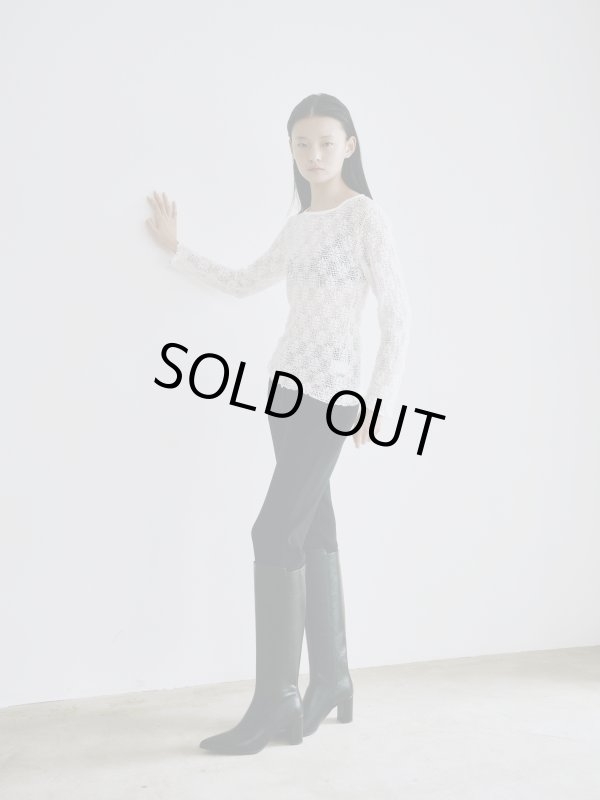画像12: 限定受注販売★Crochet Texture Long Sleeve Top (12)