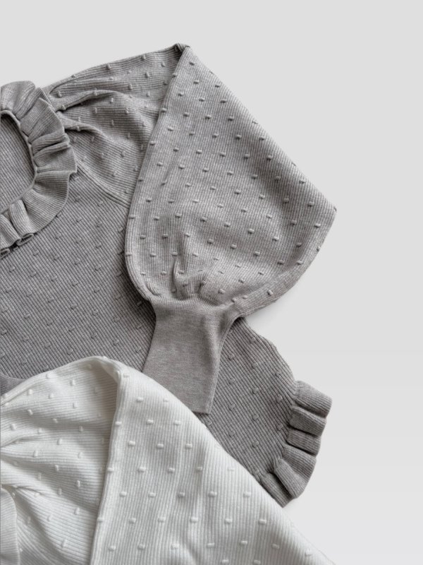 画像4: Frill Design Knit Pullover (4)