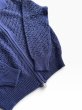 画像3: Crochet Zip Knit Cardigan (3)