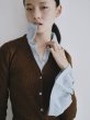 画像8: Contrast Color Design Knit Cardigan (8)