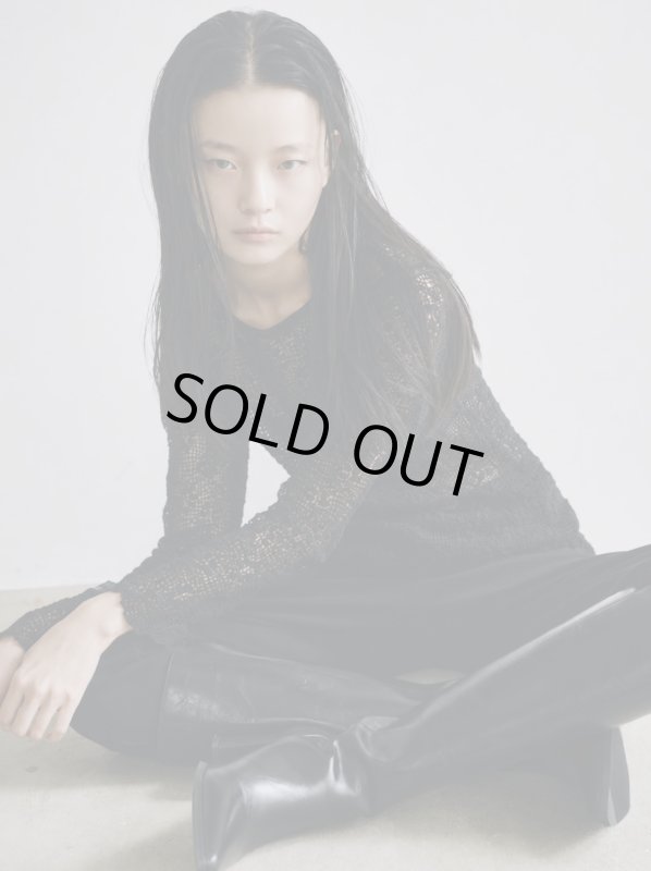 画像13: 限定受注販売★Crochet Texture Long Sleeve Top (13)