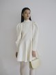 画像5: Puff Sleeve Flare Knit Dress (5)
