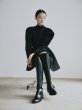 画像10: Puff Sleeve Flare Knit Dress (10)