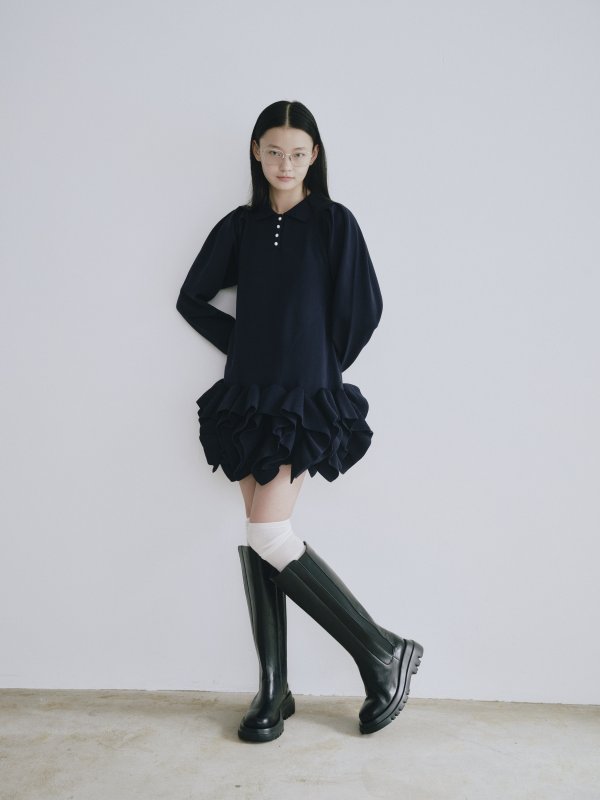 画像24: Neｗ Ruffled-Hem Polo Dress (24)