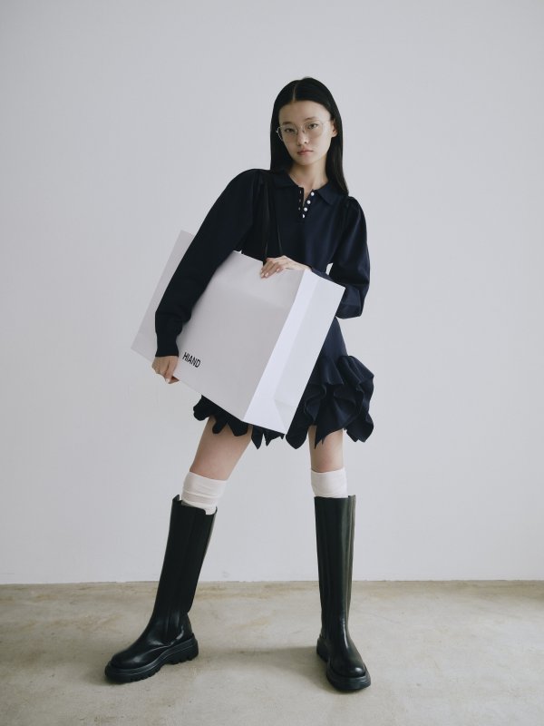 画像27: Neｗ Ruffled-Hem Polo Dress (27)