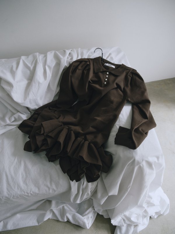 画像23: Neｗ Ruffled-Hem Polo Dress (23)