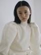 画像6: Puff Sleeve Flare Knit Dress (6)