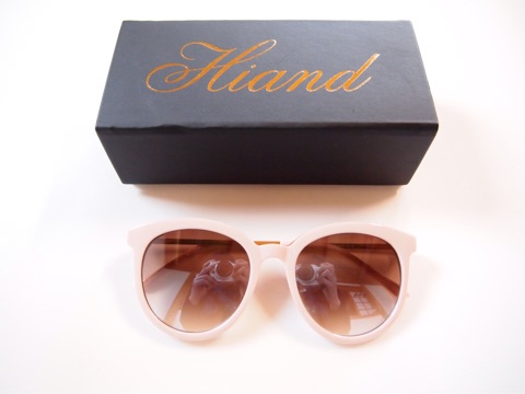 キャットアイピンクサングラス ｈｉａｎｄ