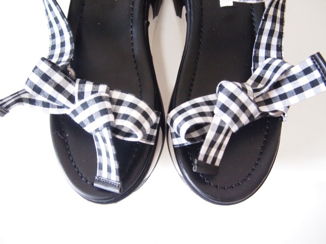 ギンガムチェックスポーツサンダル ｈｉａｎｄ
